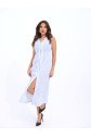 6510 ELBİSE-LOS ANGELES ÇİZGİLİ