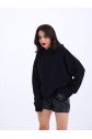 43031 TRİKO YARIM BALIKÇI KISA KAZAK-SİYAH
