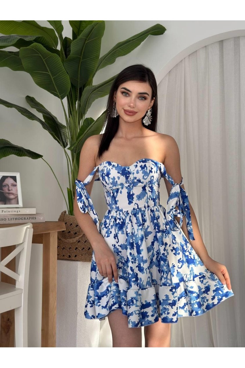 Orew Omuz Bağlamalı Elbise