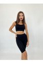 13152 FİTİLLİ ŞORT-SİYAH