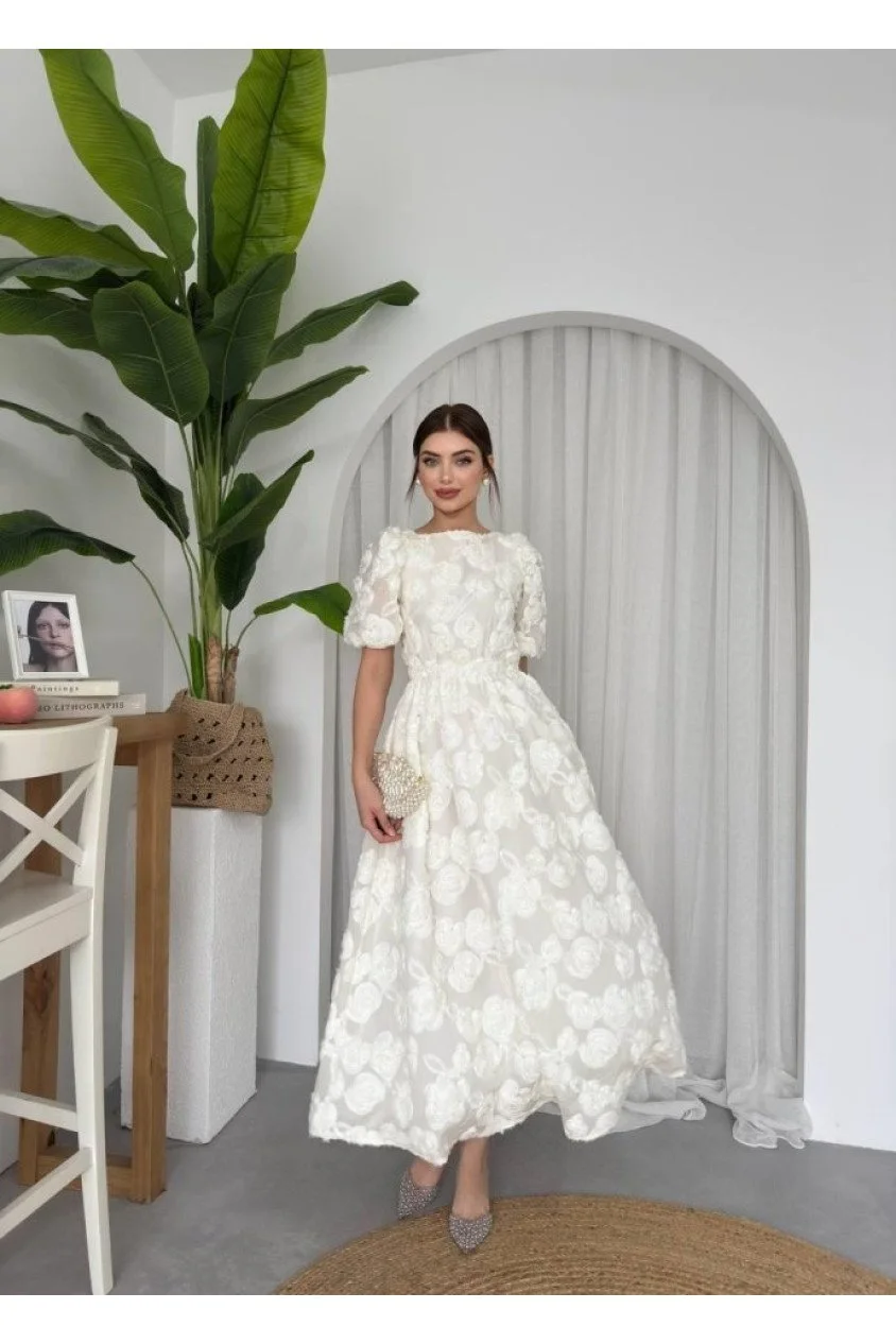 Wear Sırt Bağlama Detaylı Elbise