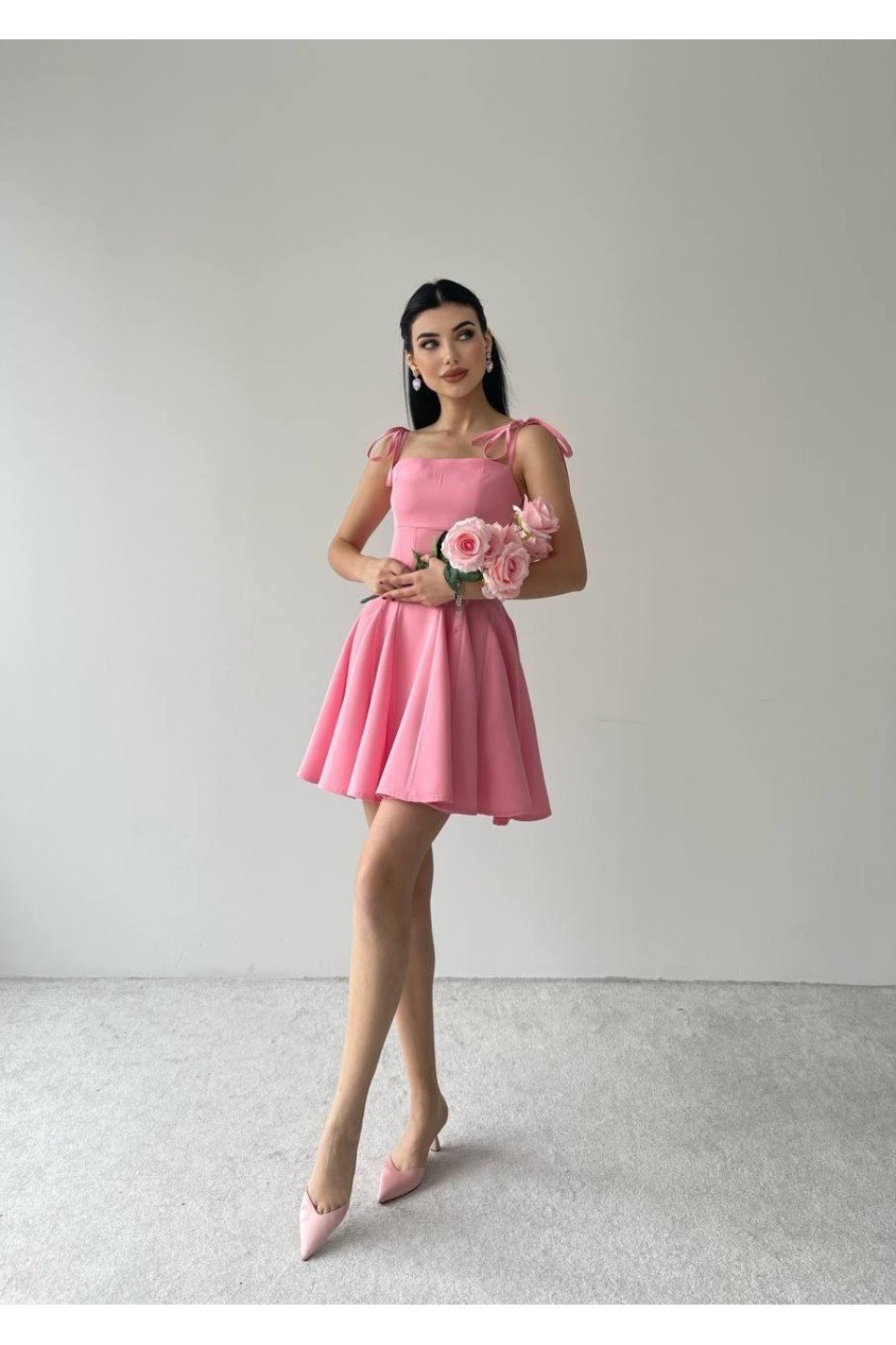 Clara Askılı Mini Elbise