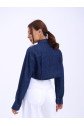 6603 KOT BLUZ-MAVİ