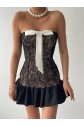 Vencover Straplez Elbise