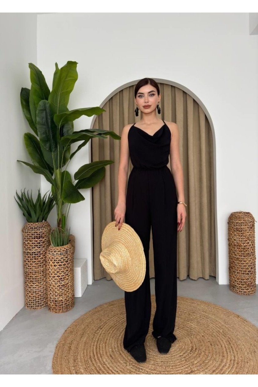 Darcy Sırt Dekolteli Tulum
