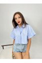 6882 BLUZ-SAN DİEGO ÇİZGİLİ