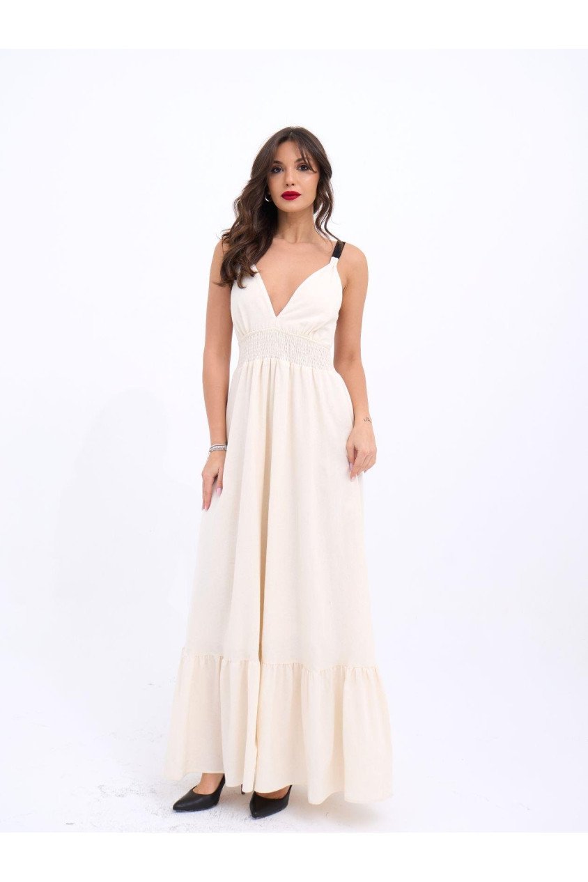 6976 ELBİSE-BEJ