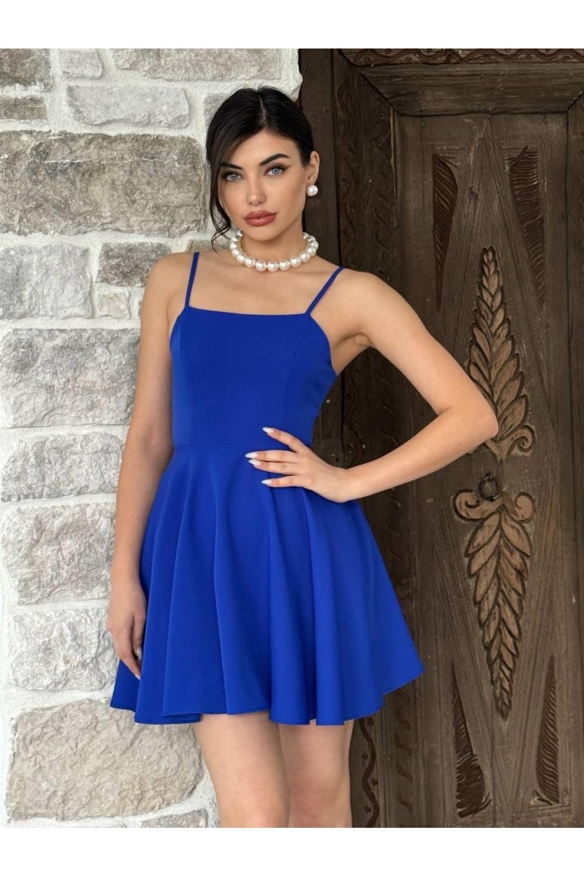 Pole İp Askılı Elbise