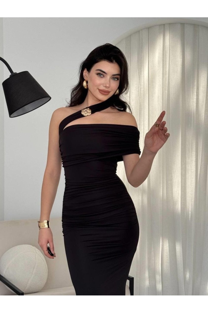 Reta Çapraz Omuz Elbise