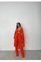 KRINKILL BÜSTİYER-PANTOLON-KİMONO TAKIM - Orange