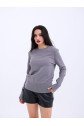 4217 TRİKO BASİC KAZAK-GRİ