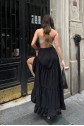 Audrey Fıfrlı Yırtmaç Detay Etek 4037