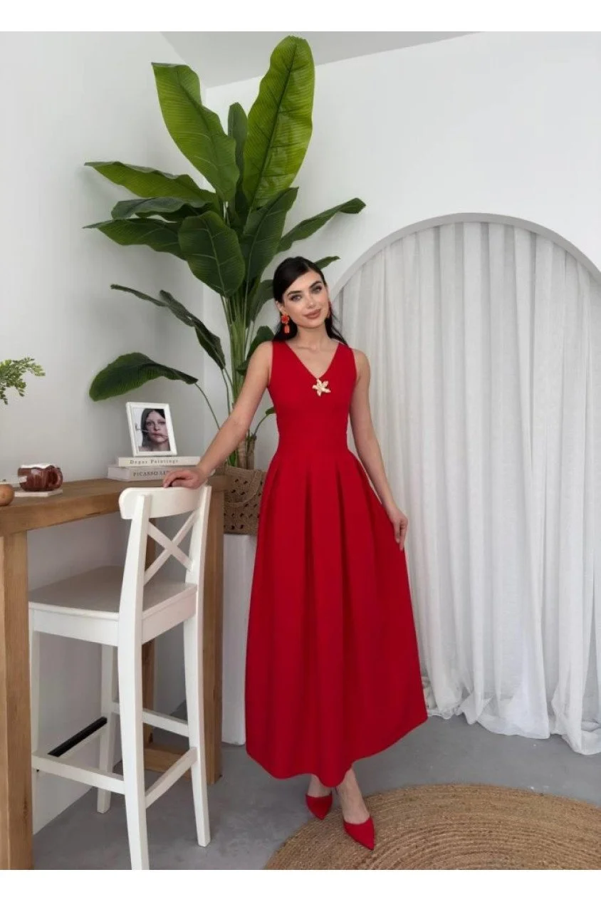 Late Yıldız Detaylı Elbise