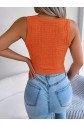 Kadın Askılı Bisiklet Yaka Güpüs Dekolteli Triko Crop Bluz