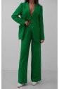 Bel Katlamalı Pantolon Blazer Ceket Takım