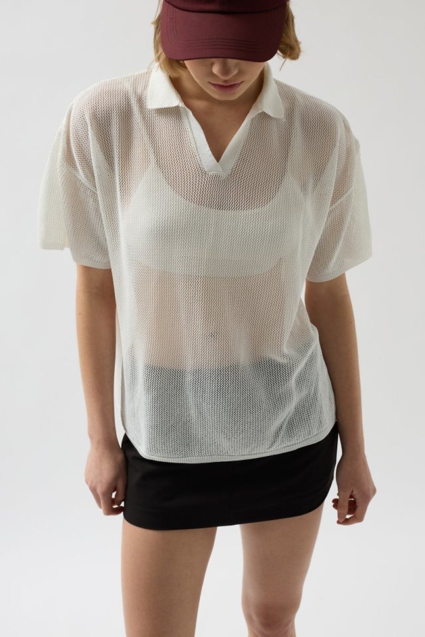 Polo Yaka TransparanT-Shirt