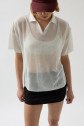 Polo Yaka TransparanT-Shirt