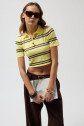 Polo Yaka Crop T-Shirt