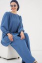 Ayrobin Tunik Pantolon Alt Üst Takım 6712 - İndigo