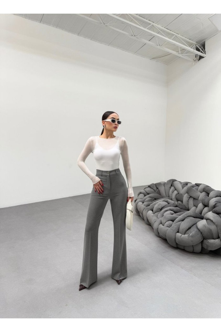 230 Gr Poly Viscose Full Lycra İspanyol Paça Pantolon