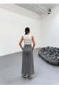 230 Gr Poly Viscose Full Lycra Metal Toka Aksesuarli Pantolon