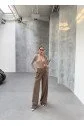 230 Gr Poly Viscose Full Lycra Pi̇leli̇ Palazzo Pantolon