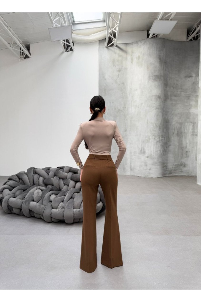 230 Gr Poly Viscose Full Lycra İspanyol Paça Pantolon
