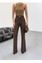 230 Gr Poly Viscose Full Lycra İspanyol Paça Pantolon