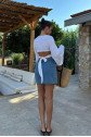 Cecile Denim Mini Etek 4015-17