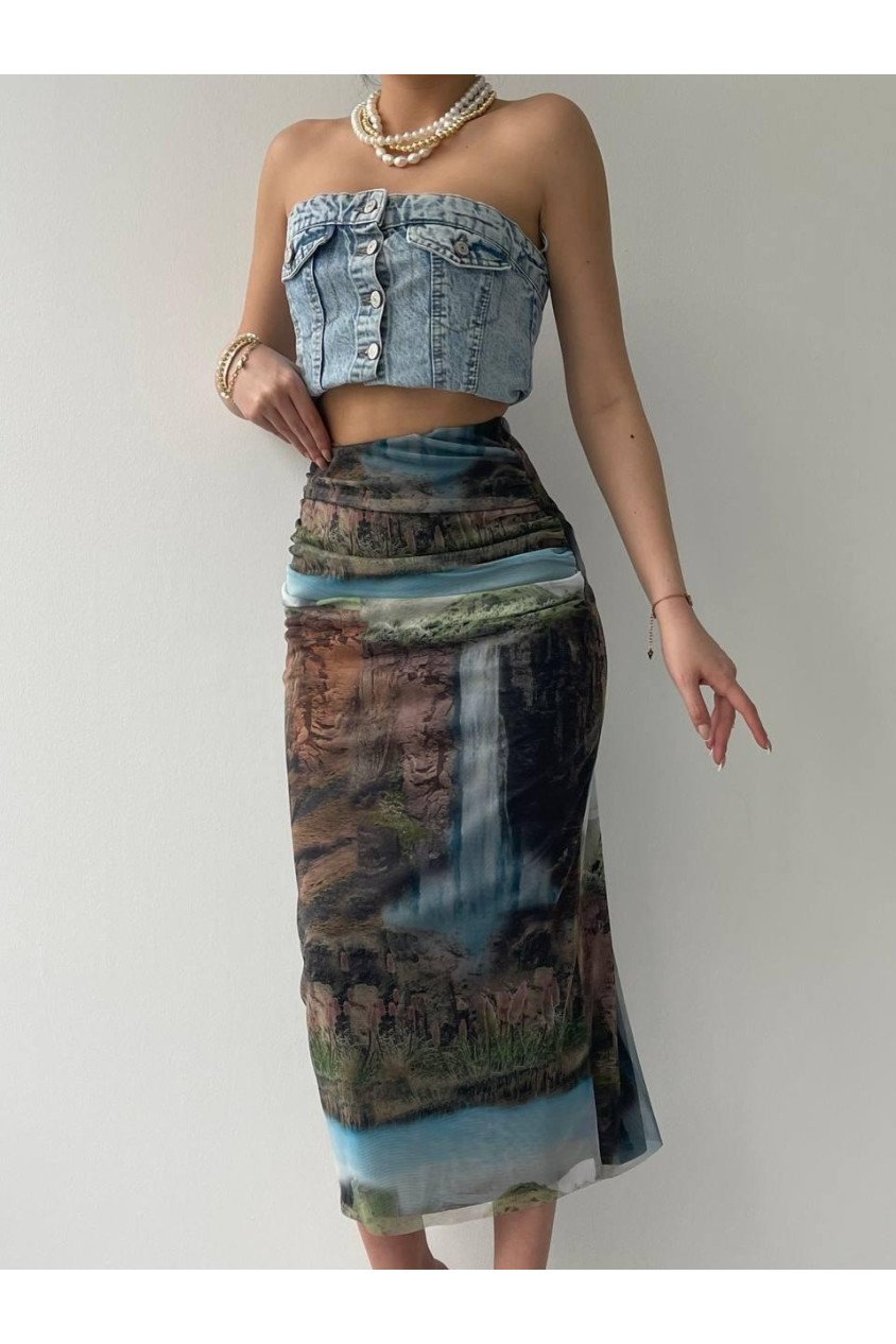 Lara Transparan Midi Etek
