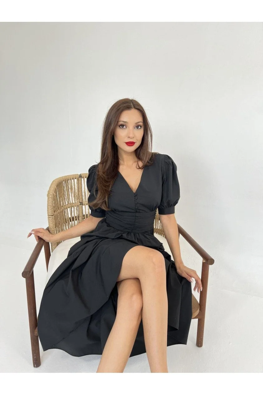 6411 ELBİSE-SİYAH