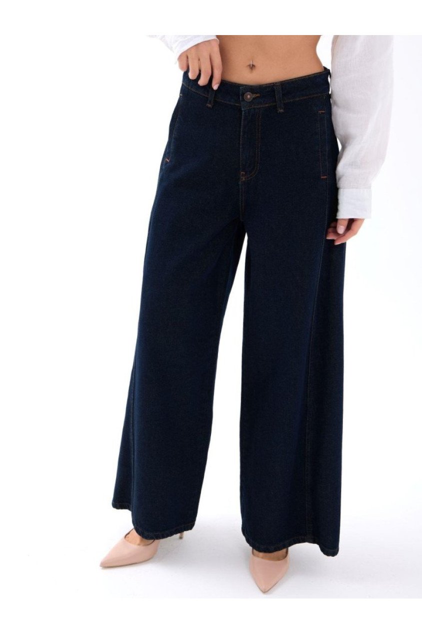 7437 KOT PANTOLON-MAVİ