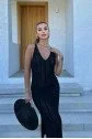 Rosalia Sırt Dekolteli Elbise 2761