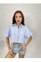 6882 BLUZ-SAN DİEGO ÇİZGİLİ