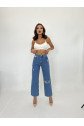 6288 KOT PANTOLON-MAVİ