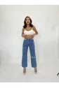6288 KOT PANTOLON-MAVİ