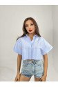 6882 BLUZ-SAN DİEGO ÇİZGİLİ