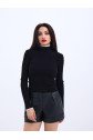 42251 TRİKO BALIKÇI FİTİLLİ KAZAK-SİYAH-EKRU
