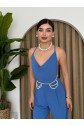 Darcy Sırt Dekolteli Tulum