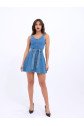 6208 KOT ELBİSE-MAVİ