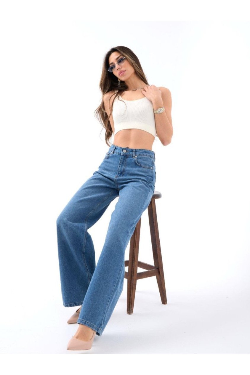 7418 KOT PANTOLON-MAVİ