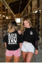 Bisiklet Yaka Kısa Kol Baskılı T-shirt - Siyah