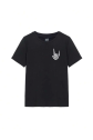 Baskılı T-shirt - Siyah