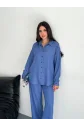 Gömlek Pantolon Ikili Takım - Mavi