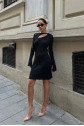 Lilian Cut Out Mini Elbise 2819