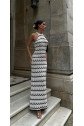 Melina Ajurlu Halter Yaka Elbise 2774