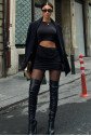 Enchant Cut Out Büzgülü Elbise 2685-8