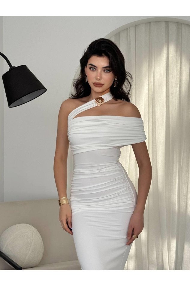 Reta Çapraz Omuz Elbise