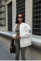 Alisa Oversize Kapitone Bomber Ceket 7058 -08