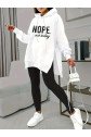 Kadın Uzun Kollu Kapşonlu Bağcıklı Viskon Iki Iplik Sweat